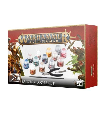  Warhammer Age of Sigmar: Paints and Tools Set Skaventide 
