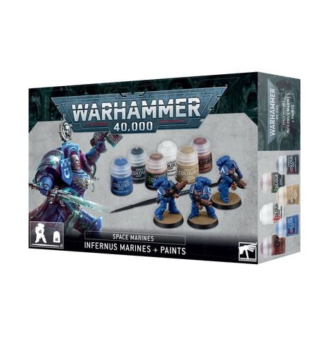  Warhammer 40K: Space Marines: Infernus Marines and Paints Set 
