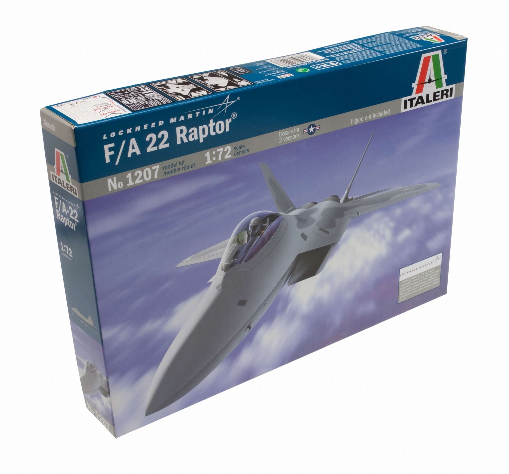  F - 22 RAPTOR No.1207 - SCALE 1:72 