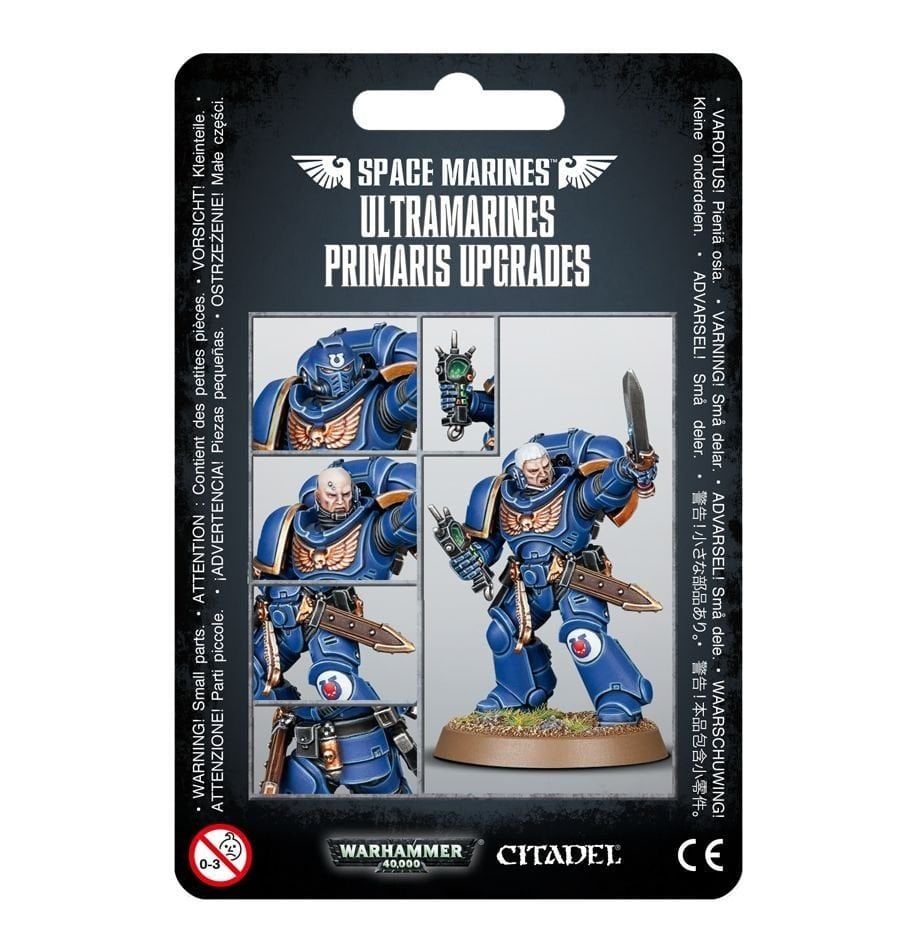  Space Marines: Ultramarines Primaris Upgrades 