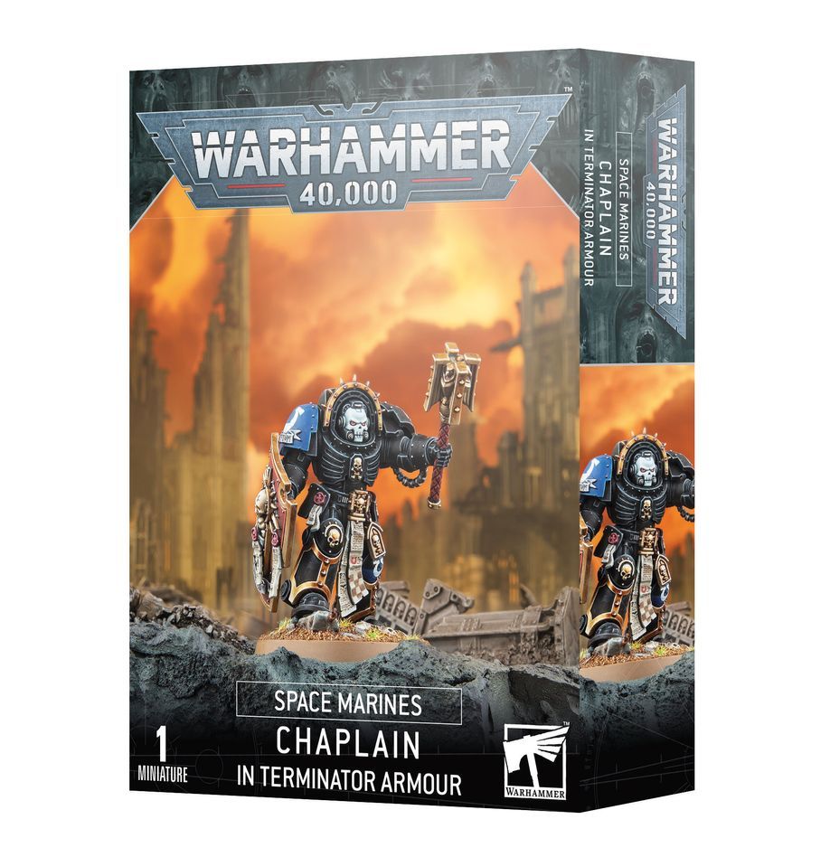  Space Marines: Chaplain in Terminator Armour 