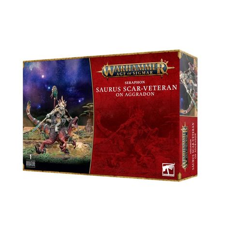  Seraphon: Saurus Scar-Veteran on Aggradon 