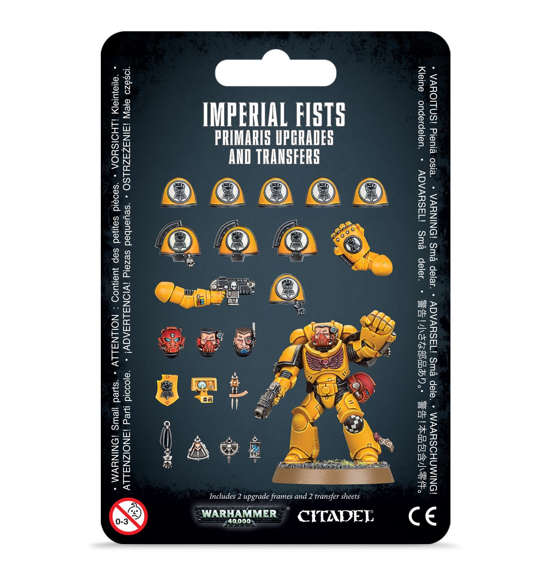  Space Marines: Imperial Fists Primaris Upgrades Pack 