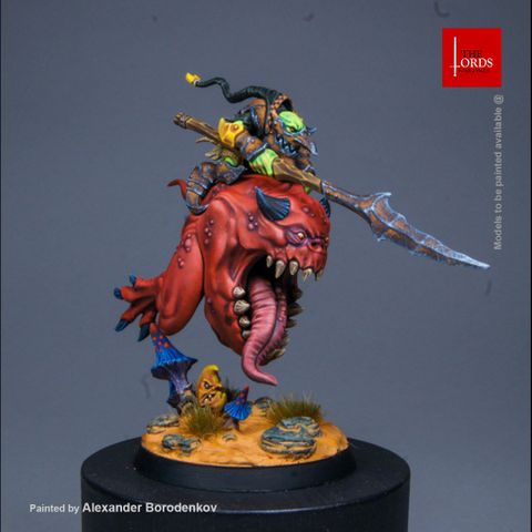  GloomSpite Gitz:: Loonboss on Giant Cave Squig 