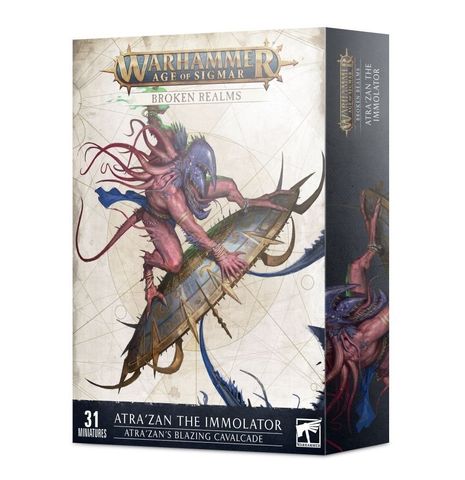  Disciples of Tzeentch: Broken Realm Atra’zan The Immolator / Atra’zan’s Blazing Cavalcade 