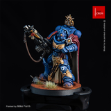 Space Marines: Captain with Master-Crafted Heavy Bolt Rifle 