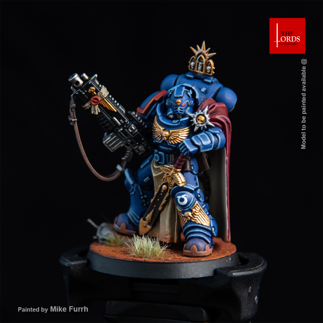  Space Marines: Captain with Master-Crafted Heavy Bolt Rifle 