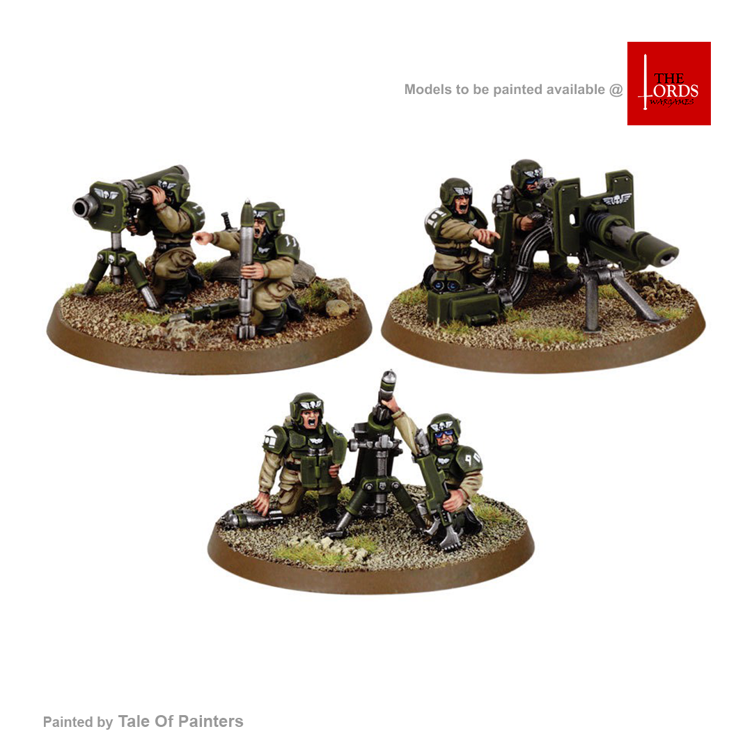 Astra Militarum: Cadian Heay Weapon Squad 