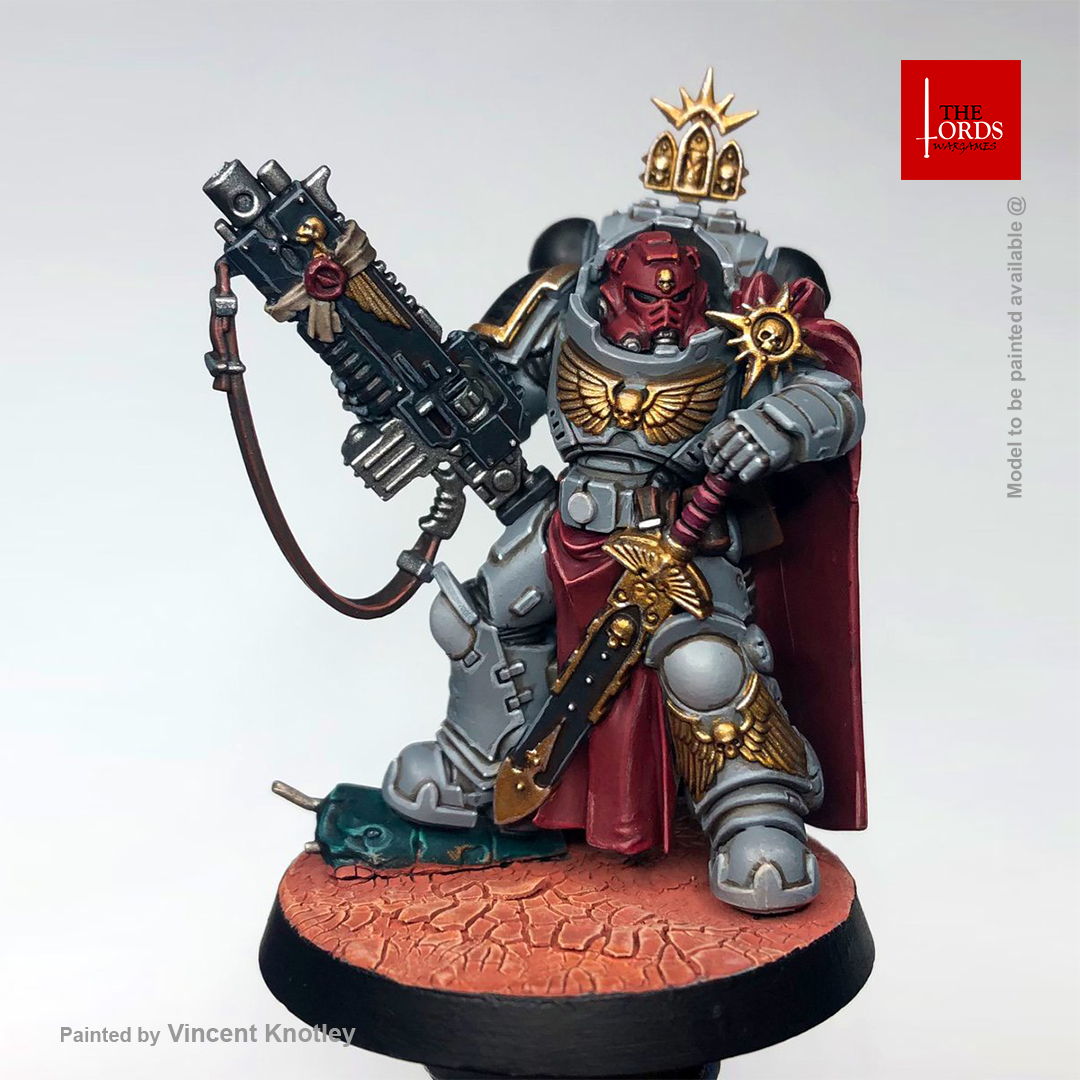  Space Marines: Captain with Master-Crafted Heavy Bolt Rifle 