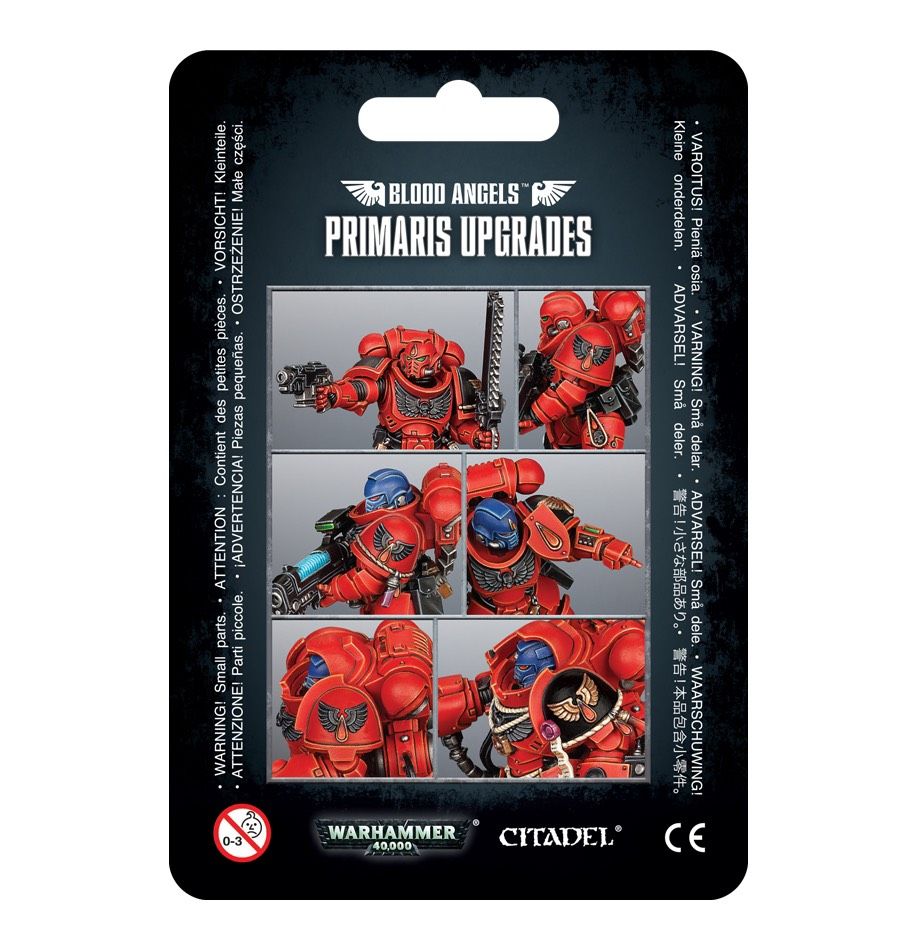  Space Marines: Blood Angel Primaris Upgrade Pack 