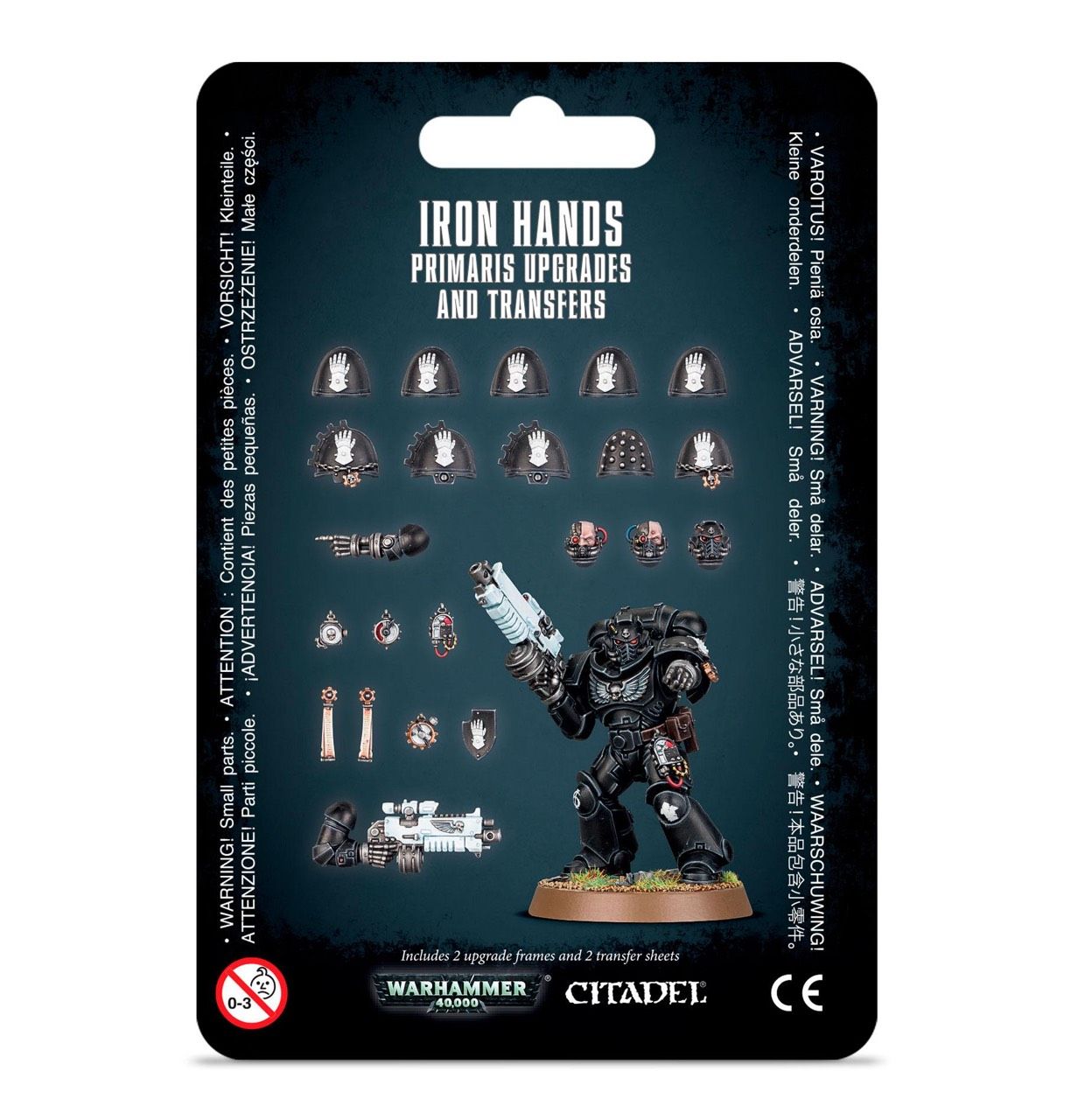  Space Marines: Iron Hands Primaris Upgrades and Transfers Pack 