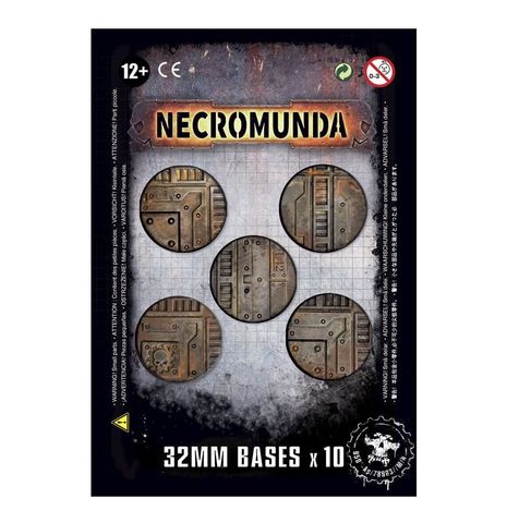  Necromunda 25mm Bases - 10 units 