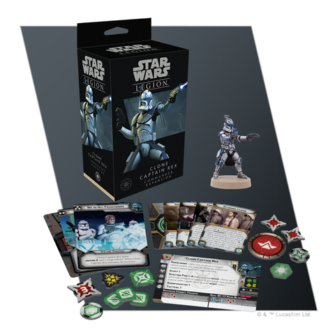  Star Wars Legion: Clone Captain Rex Commander Expansion 
