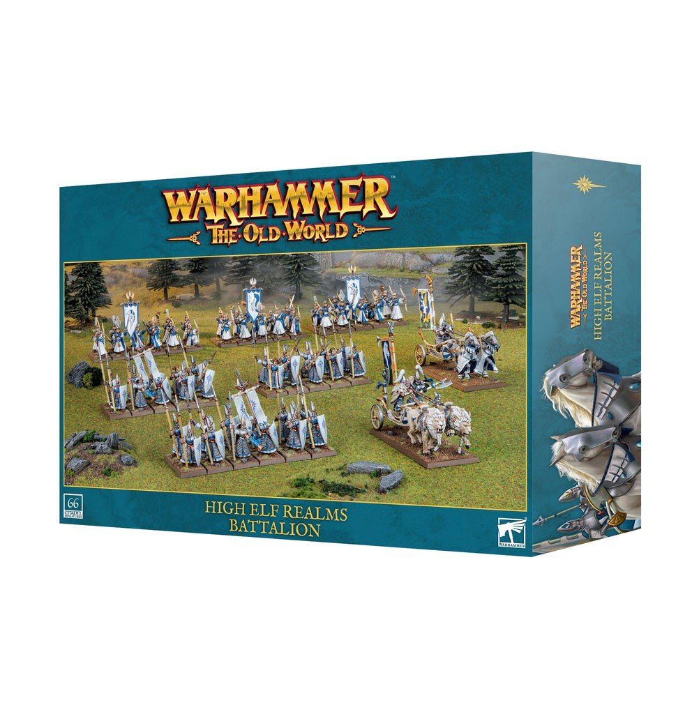  Mô hình Warhammer TOW: High Elf Realms: BATTALION 