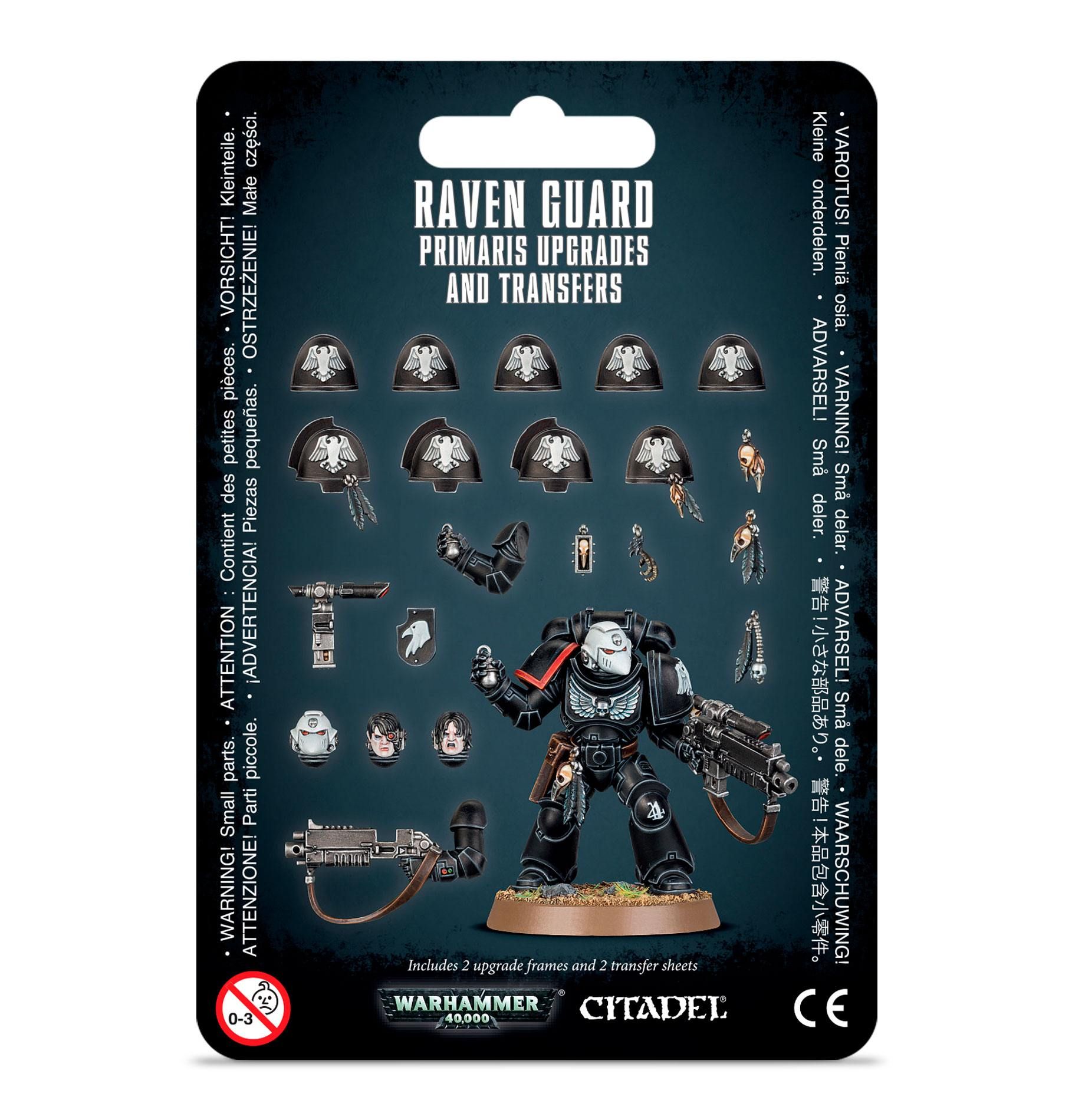  Space Marines: Raven Guard Primaris Upgrades and Transfers Pack 