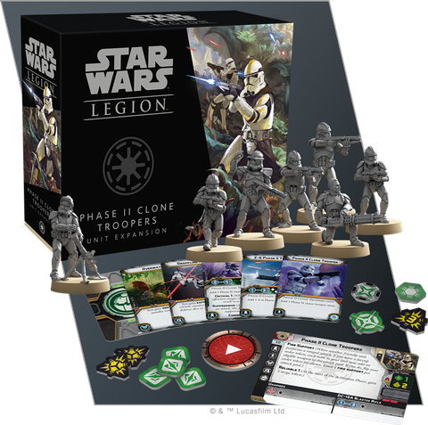  Star Wars Legion: Phase II Clone Troopers Unit Expansion 