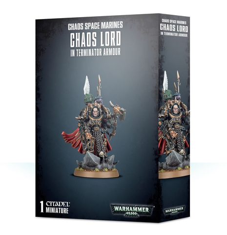  Chaos Space Marines: Chaos Lord in Terminator Armor 