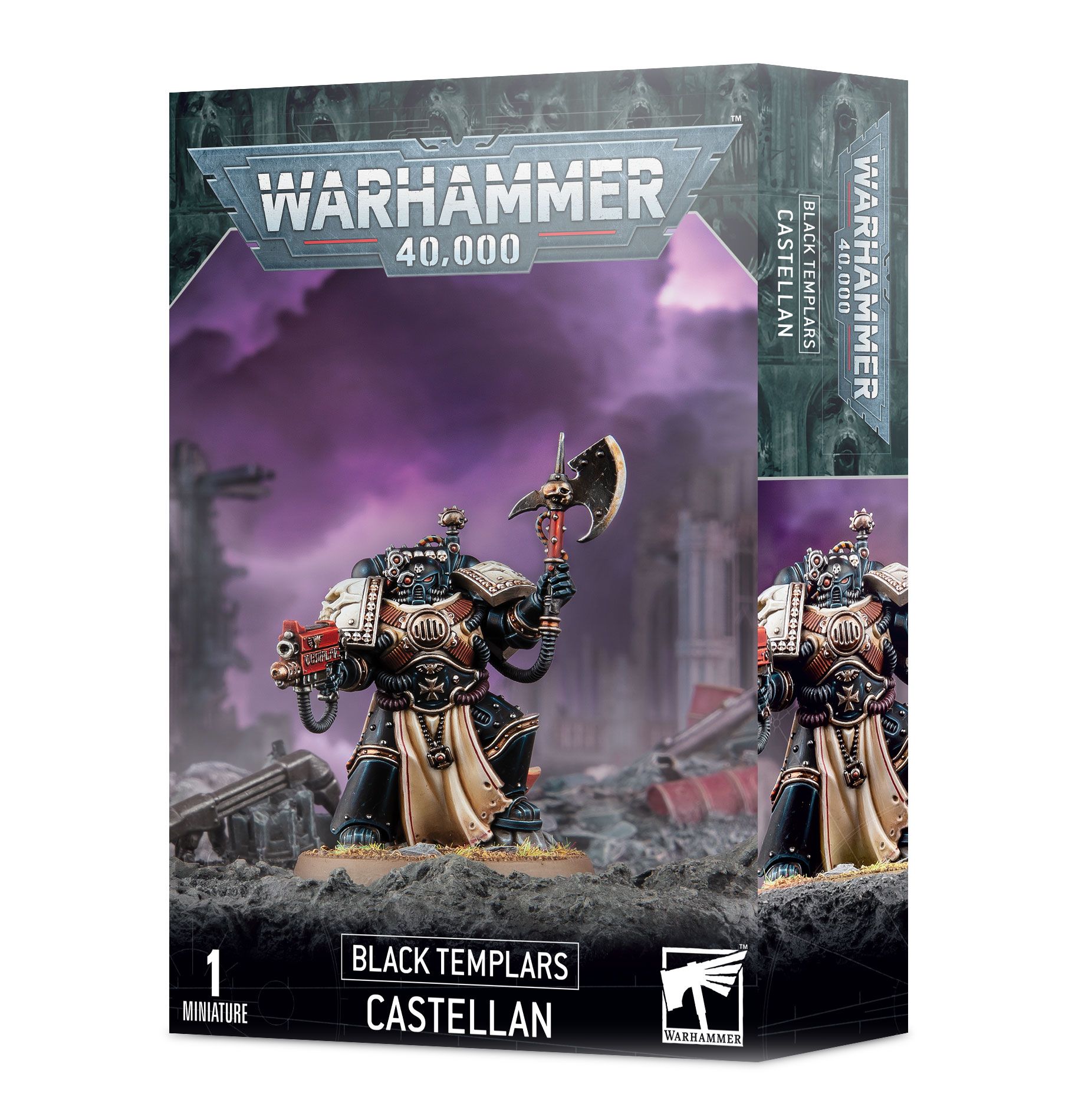  Space Marines: Black Templars Castellan 