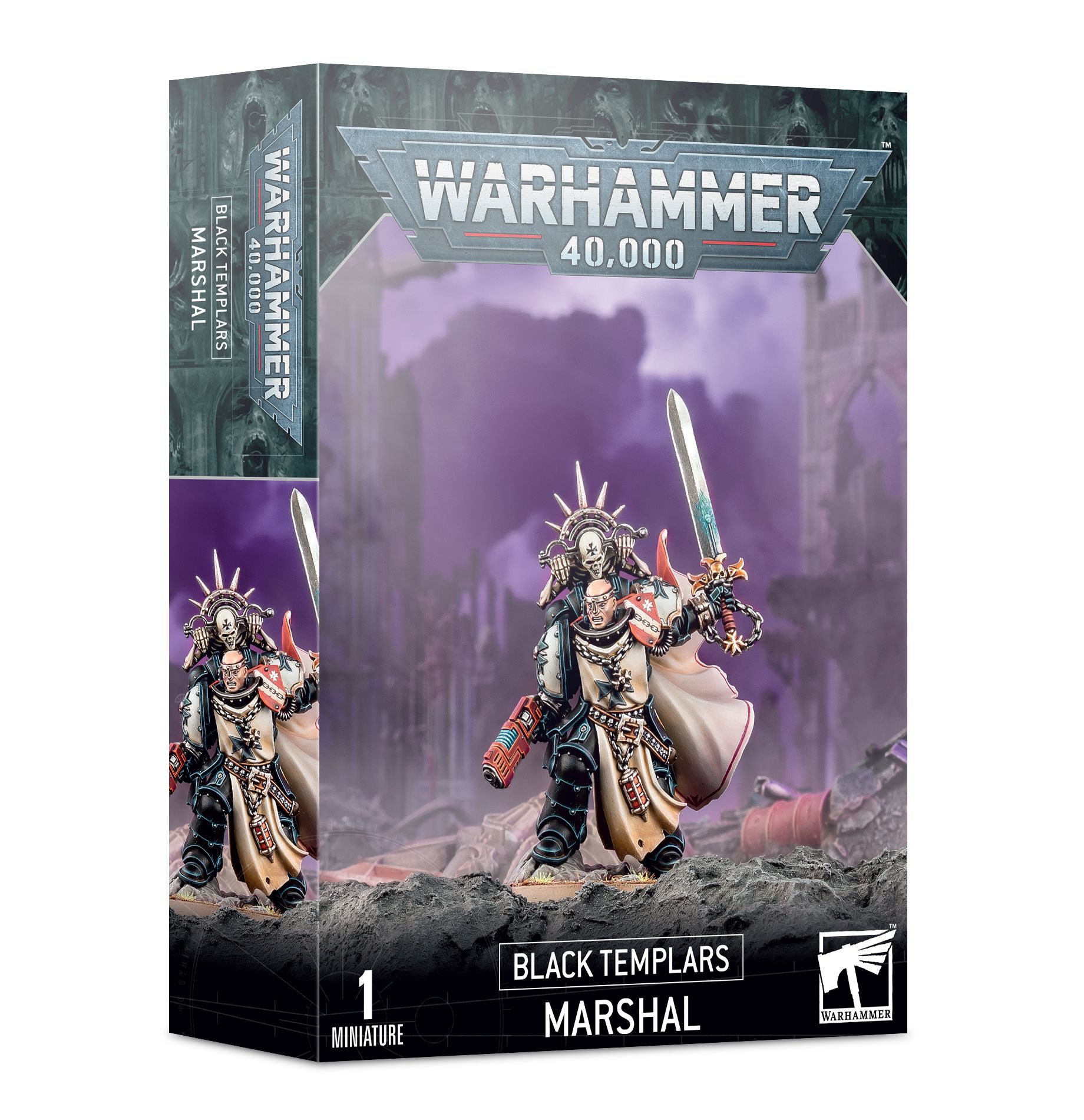  Space Marines: Black Templars Marshal 