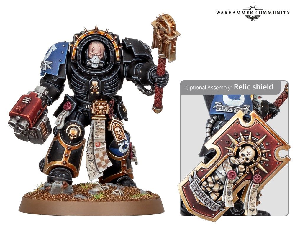  Space Marines: Chaplain in Terminator Armour 