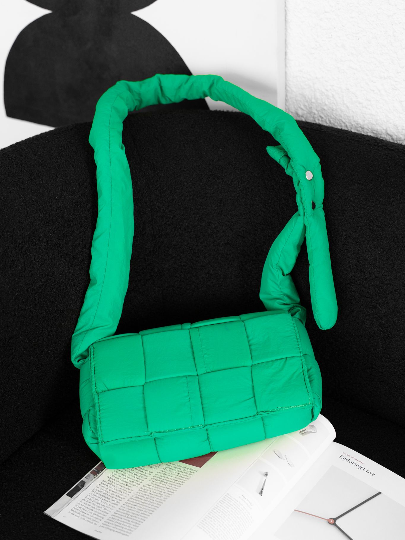  Emerald Quilted Bag 