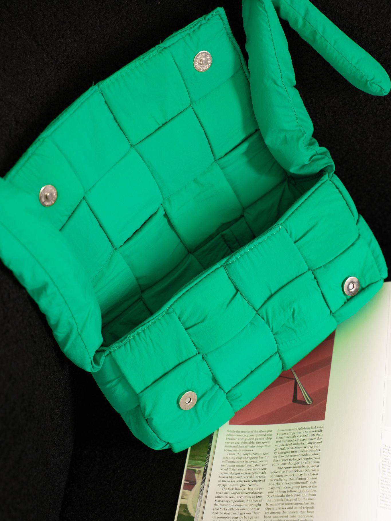  Emerald Quilted Bag 