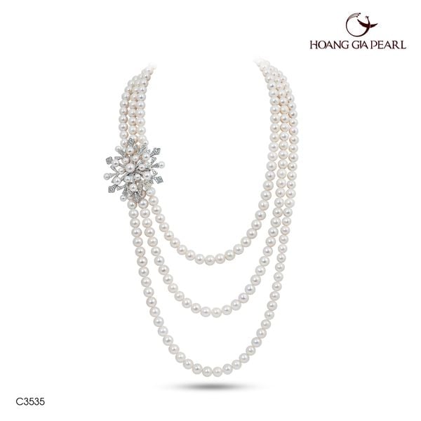 Chuỗi cổ ngọc trai C3535