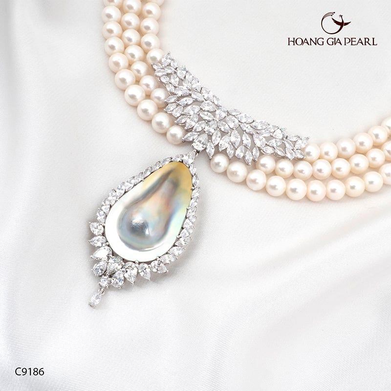 Chuỗi cổ ngọc trai C9186