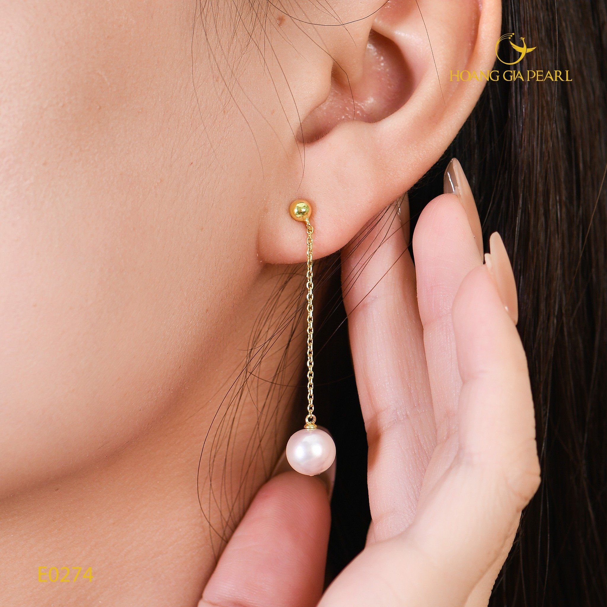 Bông tai ngọc trai E0274