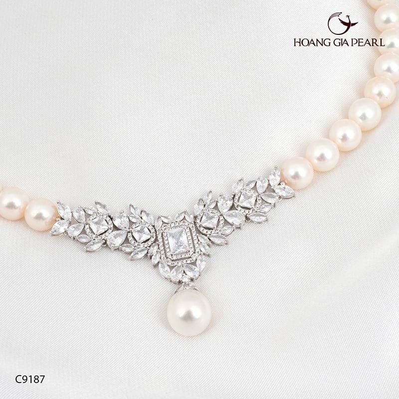 Chuỗi cổ ngọc trai C9187