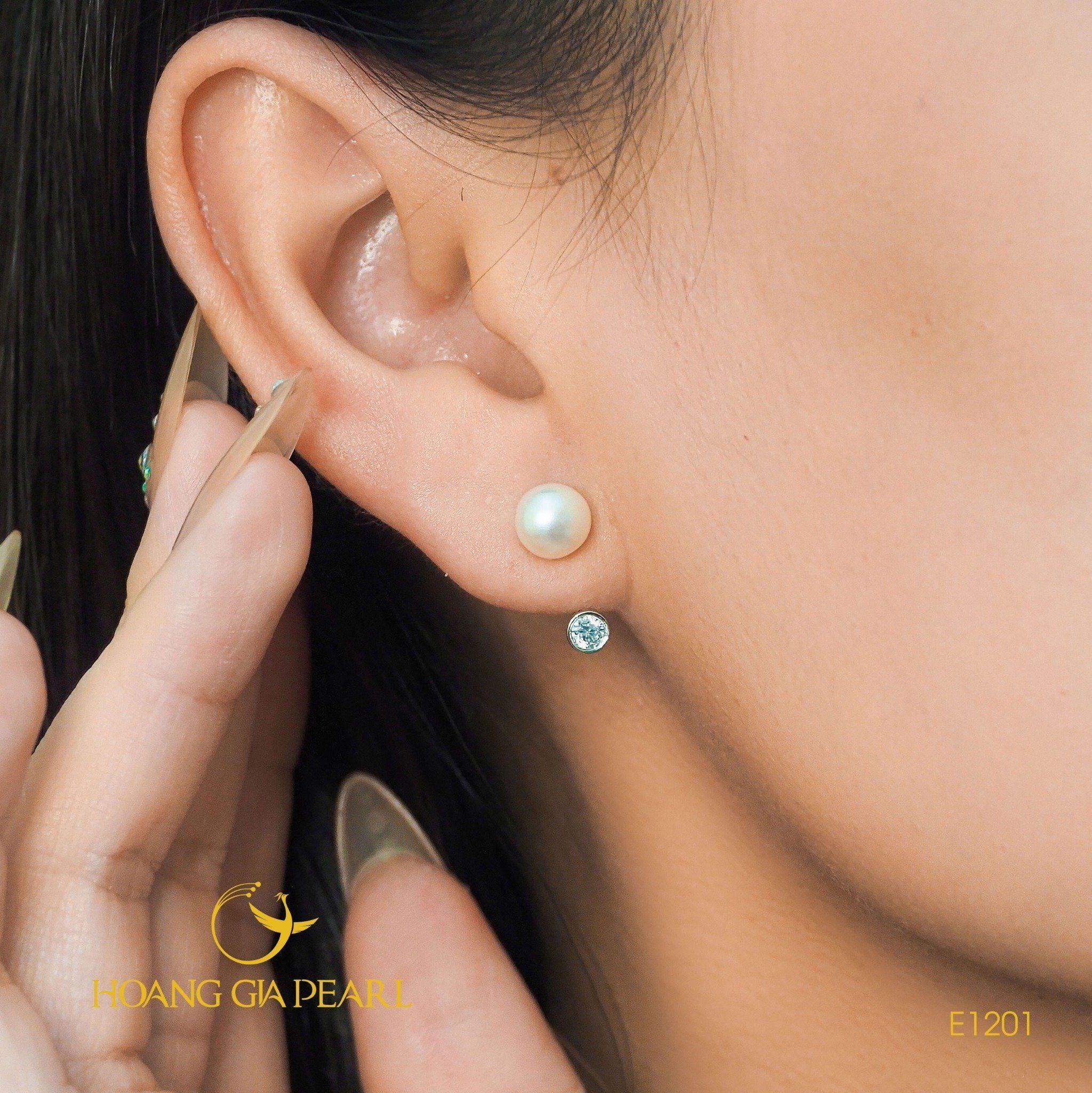 Bông tai ngọc trai E1201_