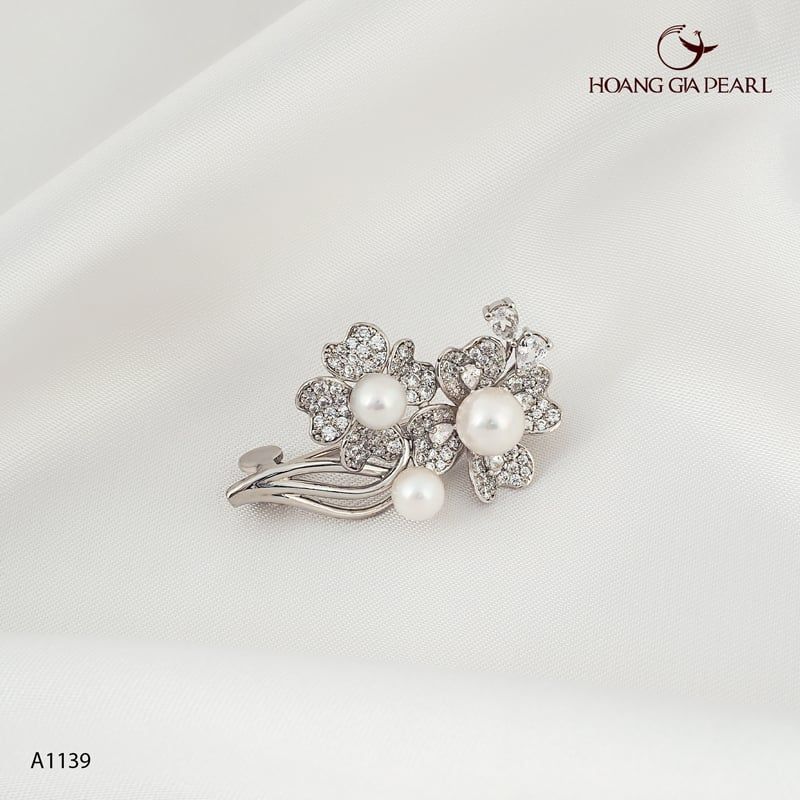 Cài áo ngọc trai A1139