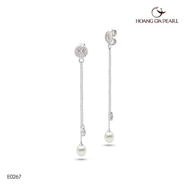 Phụ kiện bông tai ngọc trai E0267