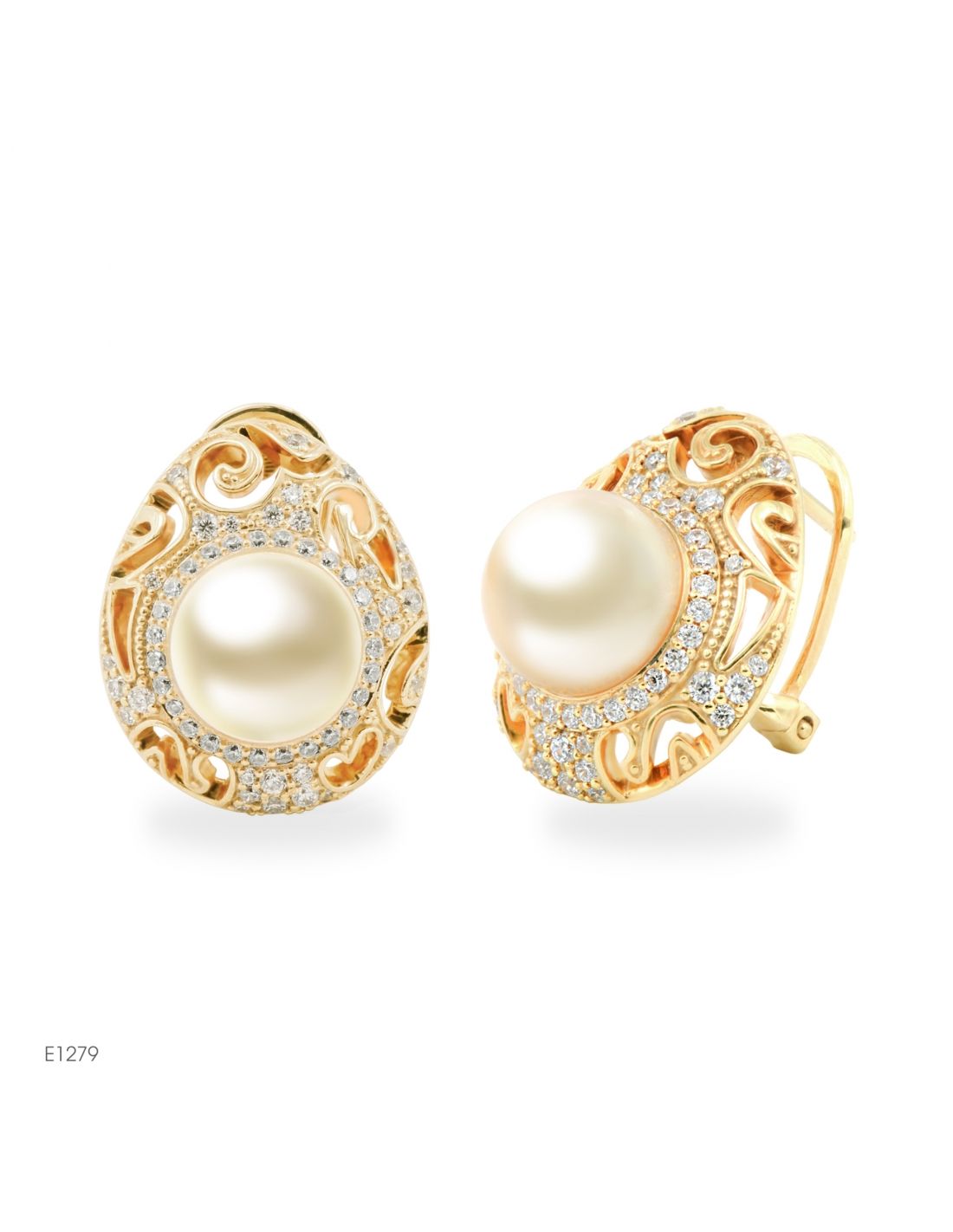 Bông tai ngọc trai E1279