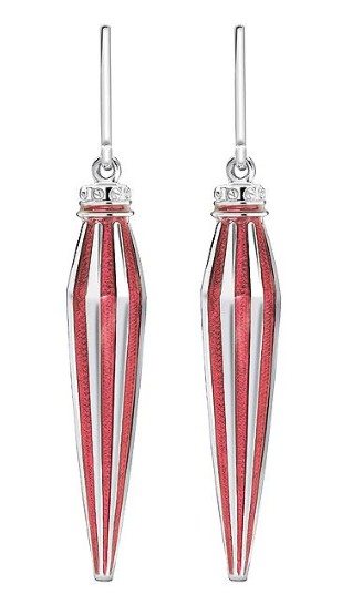 Bông tai trang sức kẻ dọc Bong tai trang suc ke doc