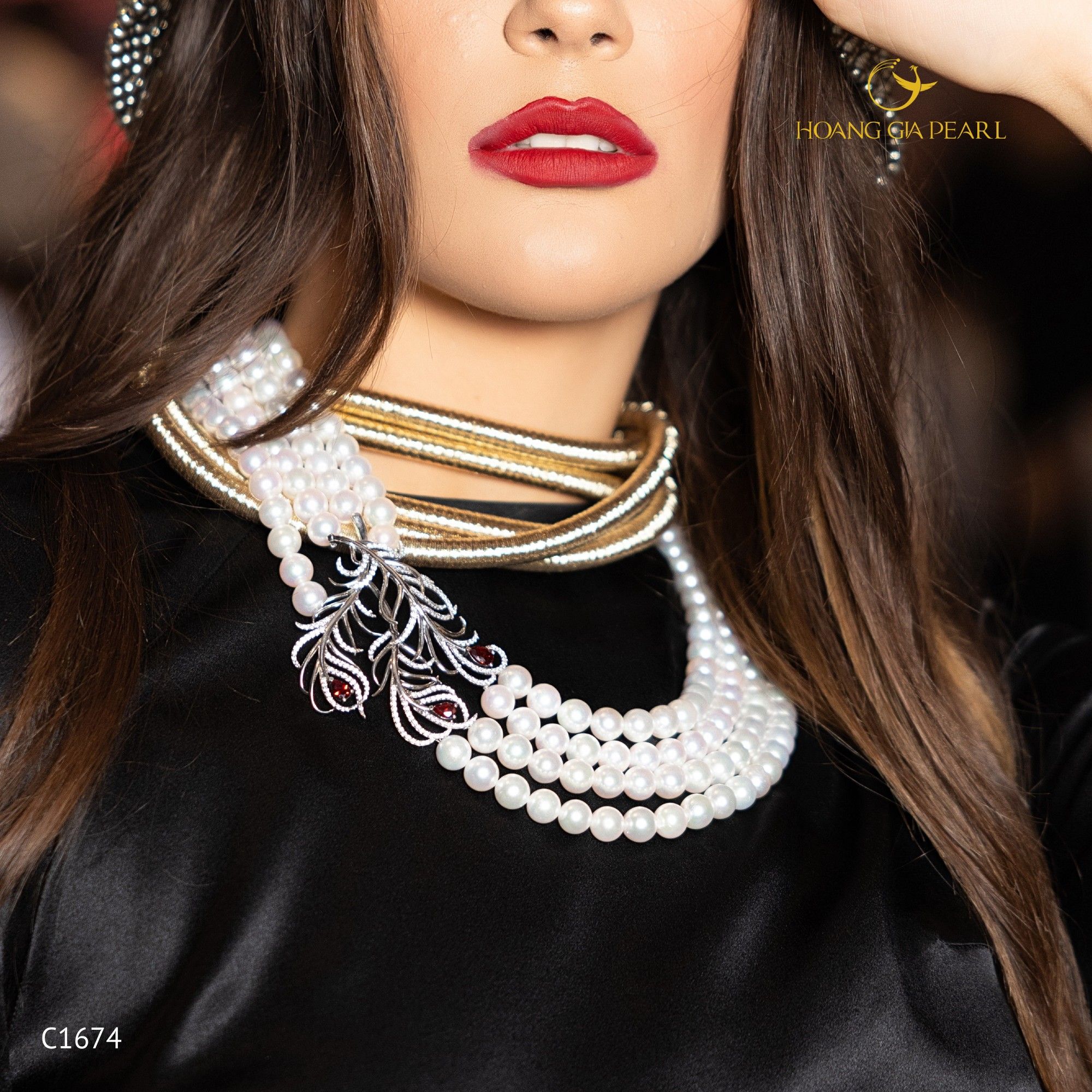 Chuỗi cổ ngọc trai C1674