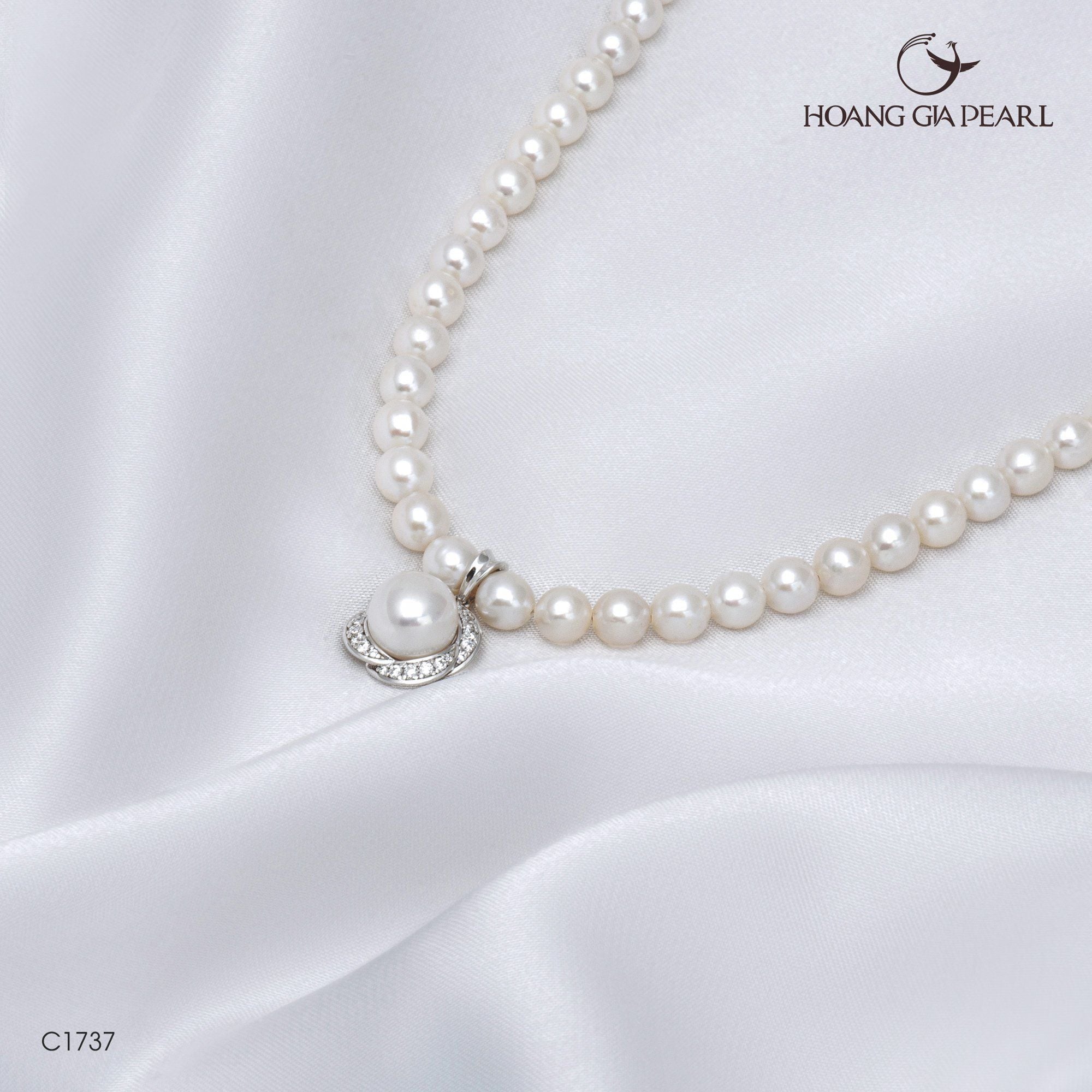 Chuỗi cổ ngọc trai C1737