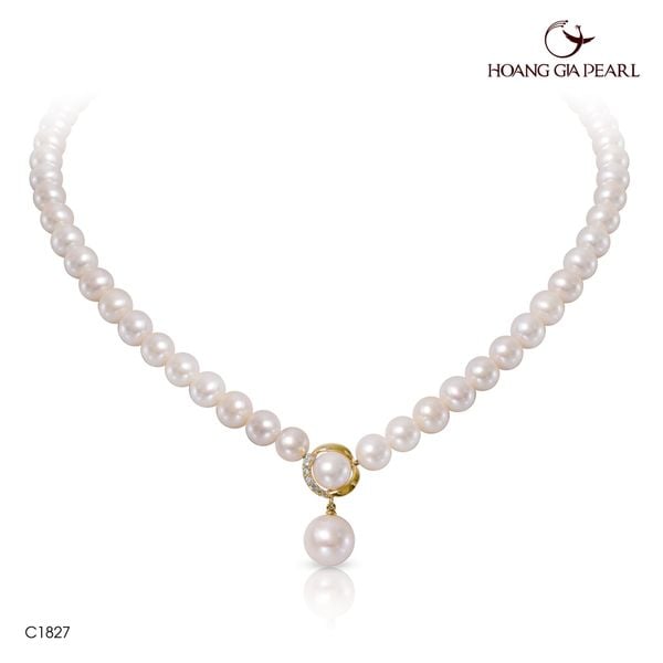Chuỗi cổ ngọc trai C1827