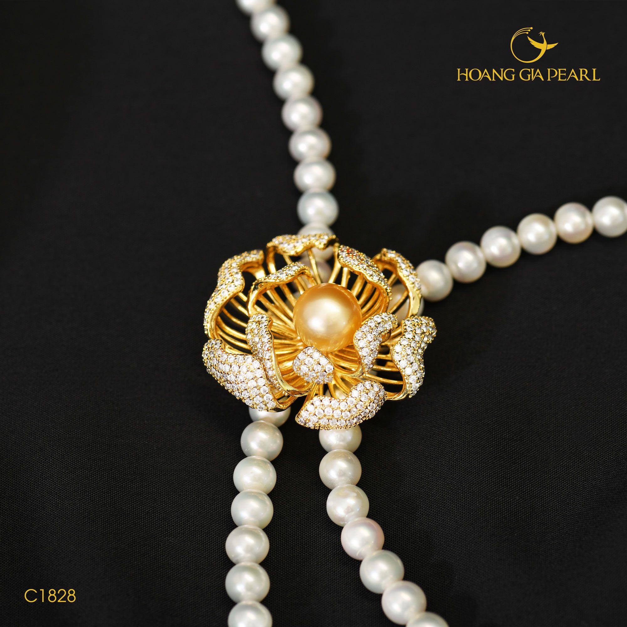 Chuỗi cổ ngọc trai C1828