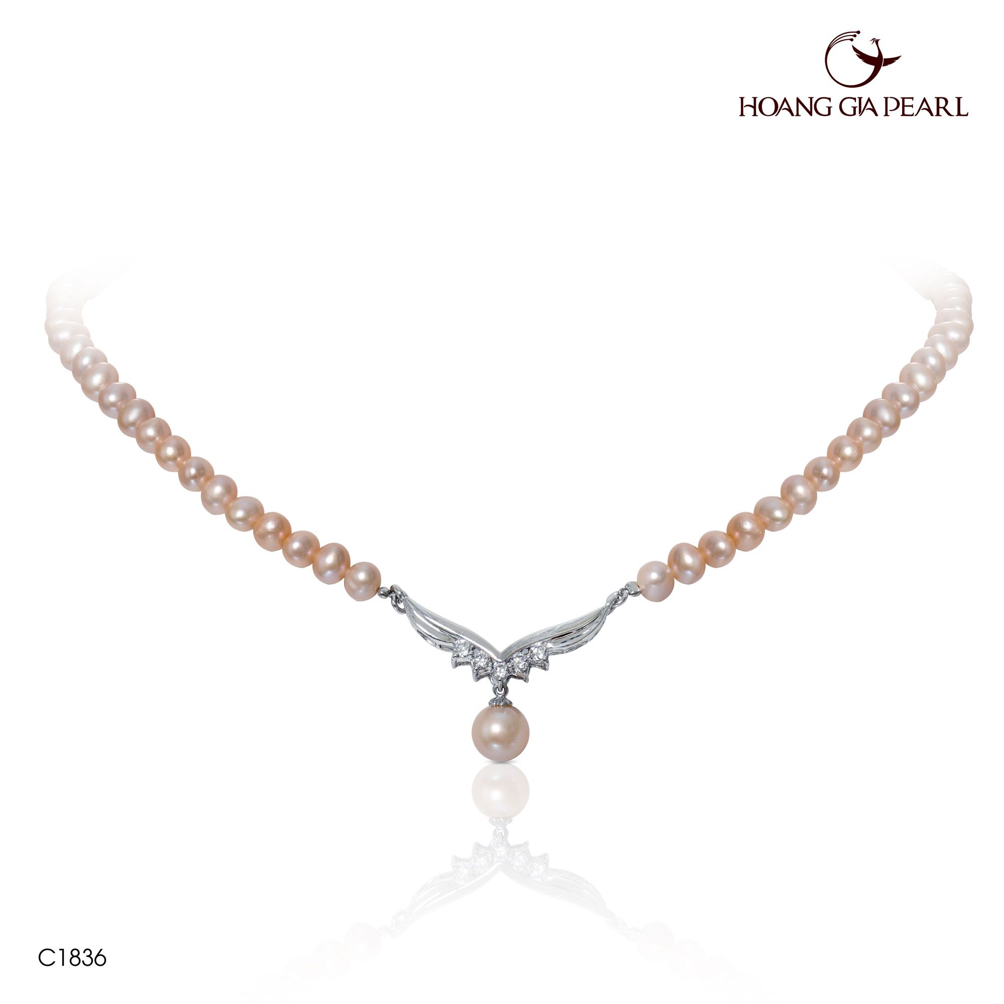 Chuỗi cổ ngọc trai C1836