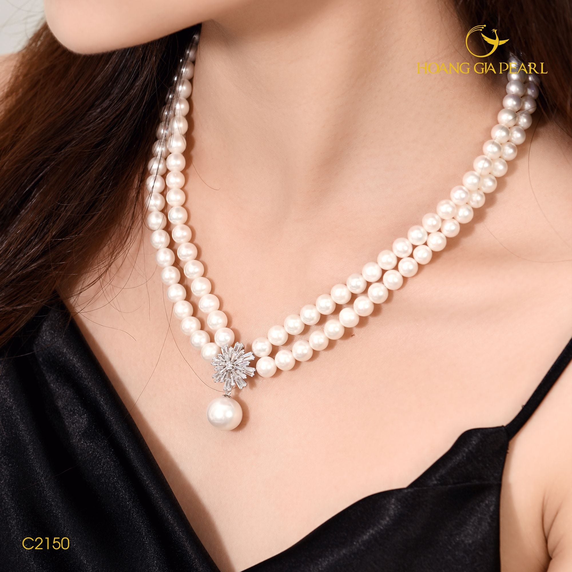 Chuỗi cổ ngọc trai C2150