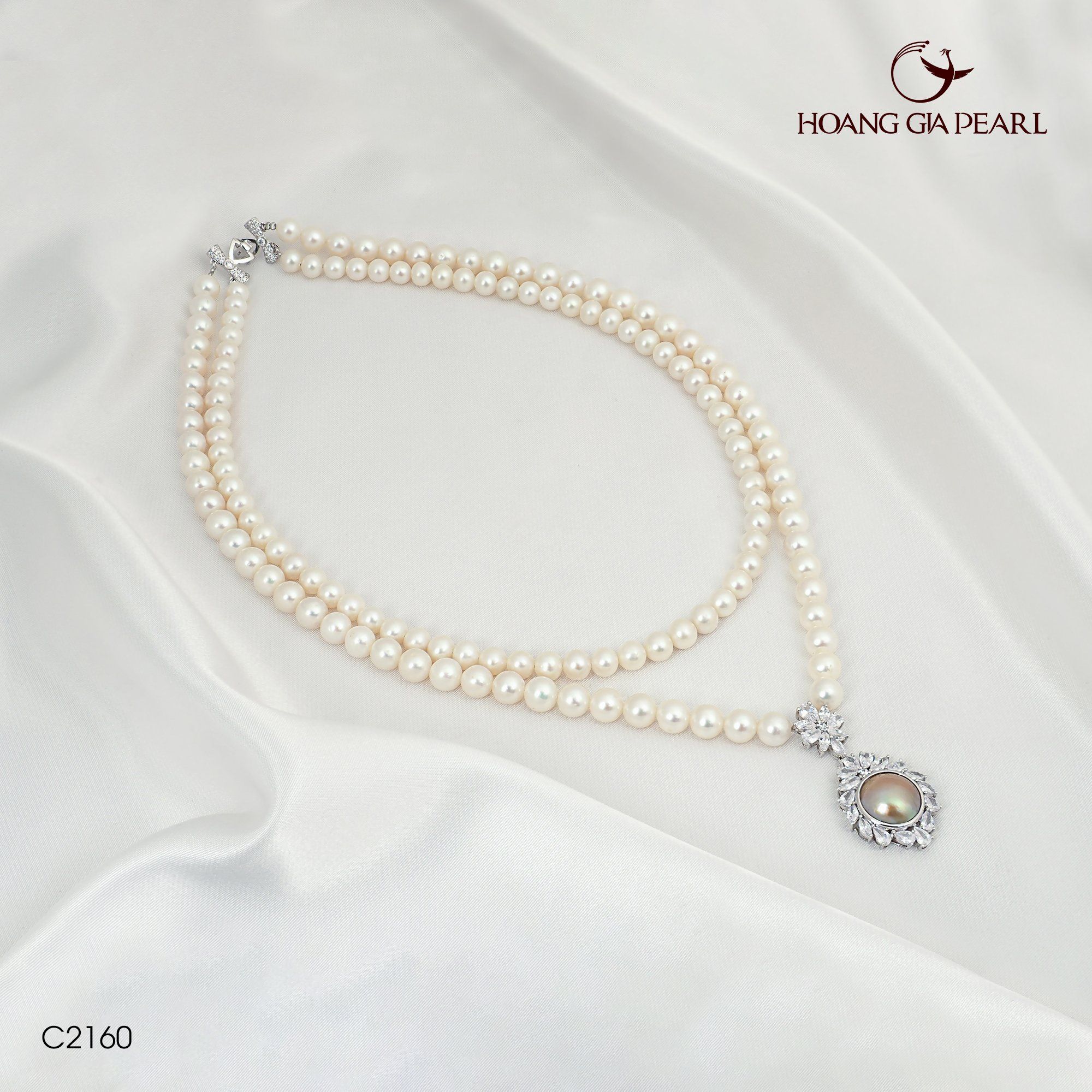 Chuỗi cổ ngọc trai C2160