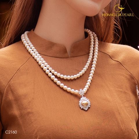Chuỗi cổ ngọc trai C2160