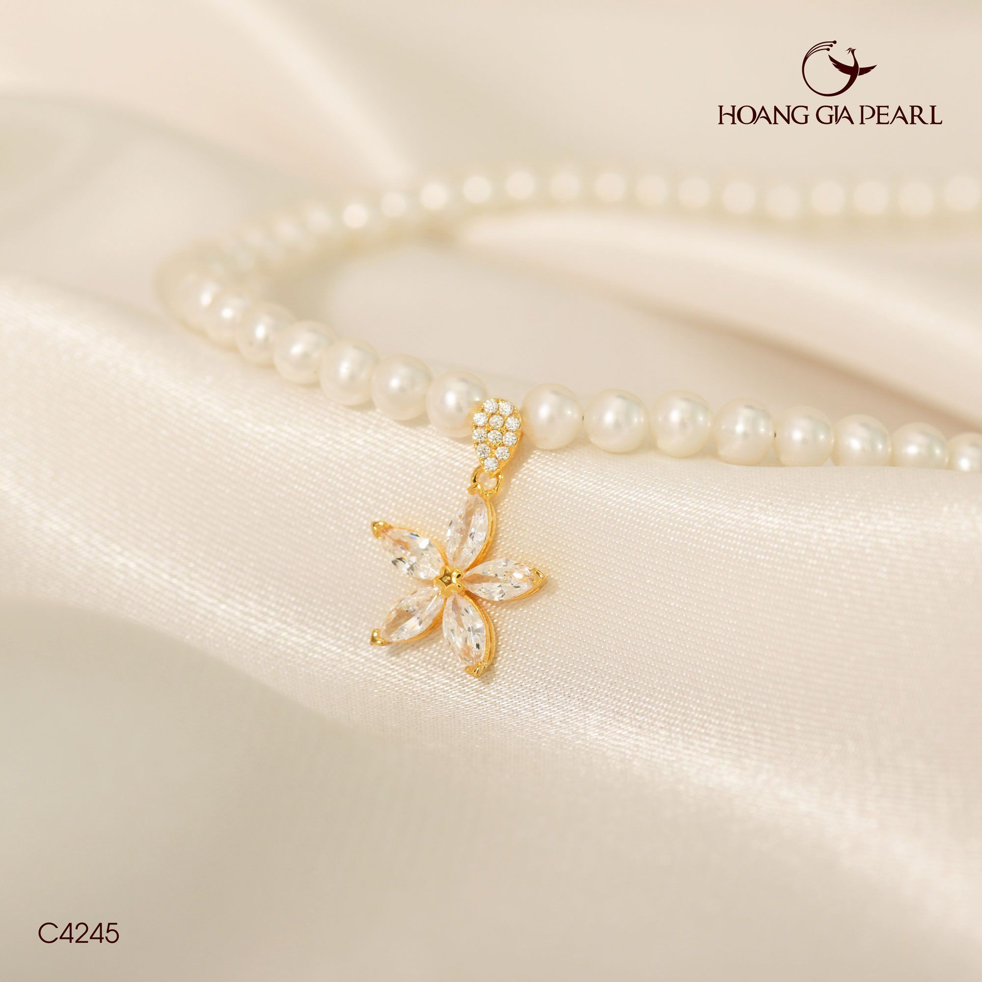 Chuỗi cổ ngọc trai C4245