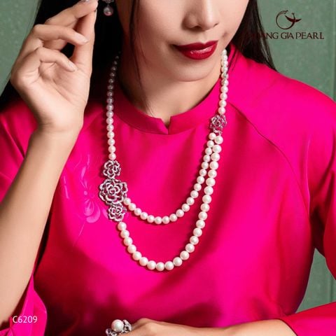 Chuỗi cổ ngọc trai C6209
