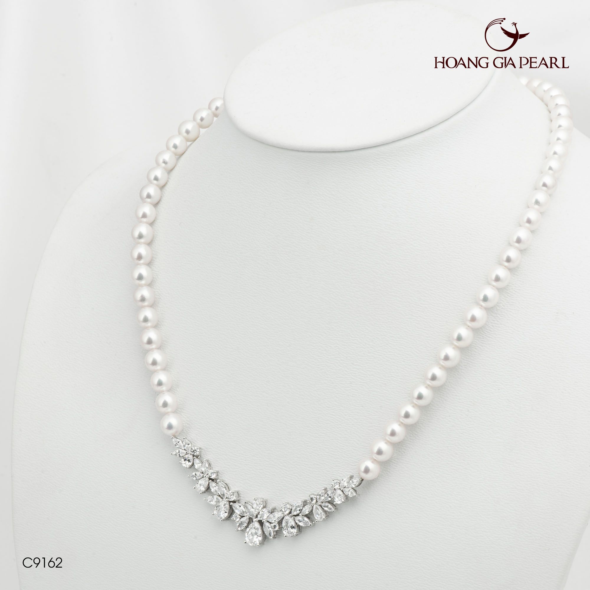 Chuỗi cổ ngọc trai C9162