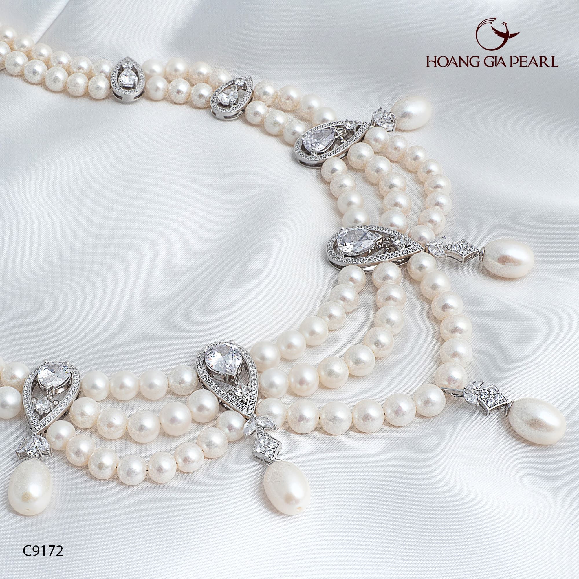 Chuỗi cổ ngọc trai C9172