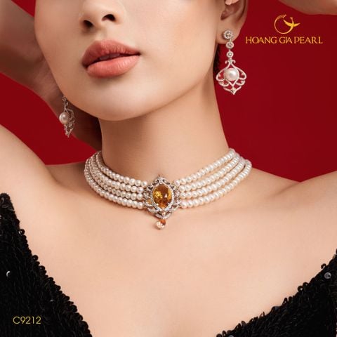 Chuỗi cổ ngọc trai C9212