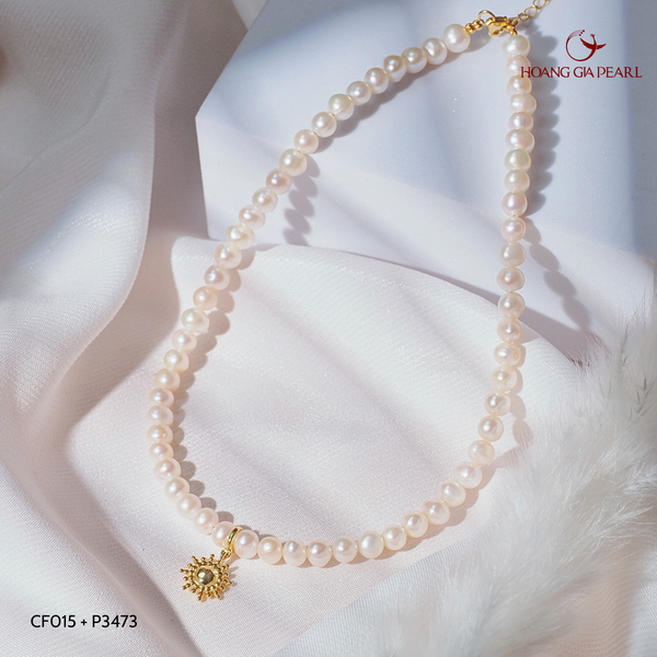 CHUỖI CỔ C1101 ĐÍNH MẶT P3473 - BST VÒNG TAY NẮNG