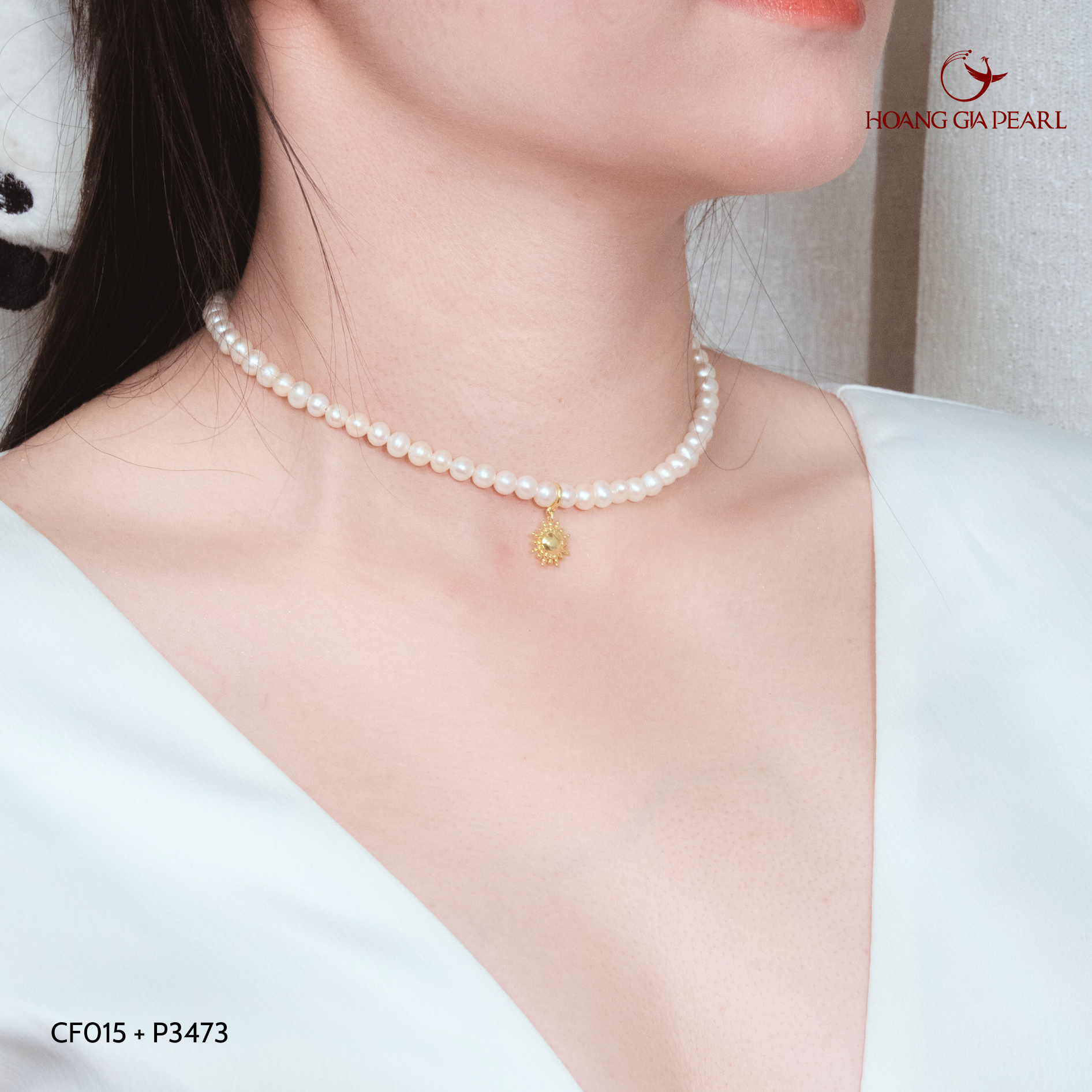 CHUỖI CỔ C1101 ĐÍNH MẶT P3473 - BST VÒNG TAY NẮNG